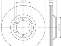 Disc frana MITSUBISHI GALLOPER (JK-01), HYUNDAI GALLOPER II (JK-01) - TEXTAR 92149400