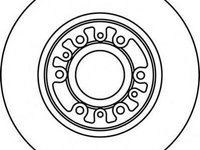 Disc frana MITSUBISHI L 400 / SPACE GEAR bus (PD_W, PC_W, PA_V, PB_V), MITSUBISHI L 400 caroserie (PD_W, PC_W, PB_V, PA_W, PA_V) - JURID 562228JC