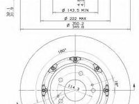 Disc frana MITSUBISHI LANCER EX limuzina (CY/Z_A) - BREMBO 09.A193.13