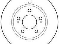 Disc frana MITSUBISHI NIMBUS (N9_W, N8_W), MITSUBISHI SPACE RUNNER (N6_W), MITSUBISHI CEDIA limuzina (CS_A, CT0) - JURID 562820JC