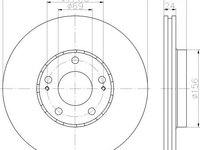 Disc frana MITSUBISHI OUTLANDER I (CU_W) - OEM - QUARO: QD7689 - Cod intern: W02606894 - LIVRARE DIN STOC in 24 ore!!!