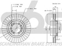 Disc frana MITSUBISHI PAJERO II Canvas Top V2 W V4 W SBS 1815203028