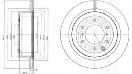 Disc frana MITSUBISHI PAJERO IV (V8_W, V9_W) 