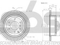 Disc frana MITSUBISHI PAJERO IV V8 W V9 W sbs 1815313056