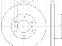 Disc frana MITSUBISHI PAJERO/SHOGUN CLASSIC (V2_W), MITSUBISHI SHOGUN IV (V8_W, V9_W), MITSUBISHI PAJERO/SHOGUN (V90, V80) - TEXTAR 92167200