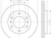 Disc frana MITSUBISHI PAJERO/SHOGUN III (V7_W, V6_W) (1999 - 2007) TEXTAR 92128803