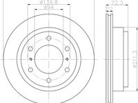 Disc frana MITSUBISHI PAJERO/SHOGUN III (V7_W, V6_W) (1999 - 2007) Textar 92135103