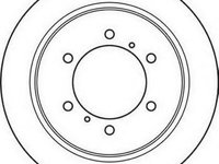 Disc frana MITSUBISHI SHOGUN II (V3_W, V2_W, V4_W), MITSUBISHI SHOGUN III autoturism de teren, deschis (V6_W, V7_W), MITSUBISHI SHOGUN II autoturism d