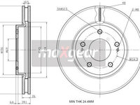 Disc frana MITSUBISHI Space Runner I (N1, N2) ( 10.1991 - 08.1999) OE 4615A069