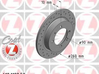 Disc frana MITSUBISHI SPACE STAR (DG_A) (1998 - 2004) ZIMMERMANN 610.1198.52