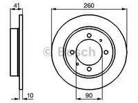 Disc frana MITSUBISHI SPACE STAR (DG_A) (1998 - 2004) BOSCH 0 986 478 898