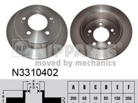 Disc frana N3310402 NIPPARTS