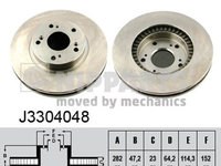 Disc frana NIPPARTS J3304048