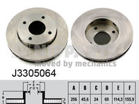 Disc frana NIPPARTS J3305064