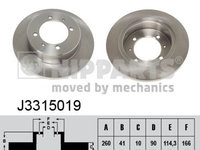 Disc frana NIPPARTS J3315019