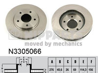 Disc frana NIPPARTS N3305066