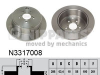 Disc frana NIPPARTS N3317008