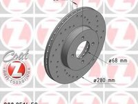 Disc frana NISSAN 240 SX (S13), NISSAN PRIMERA (P11), NISSAN PRIMERA Hatchback (P11) - ZIMMERMANN 200.2514.52