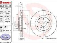 Disc frana NISSAN 350 Z Z33 BREMBO 09848511