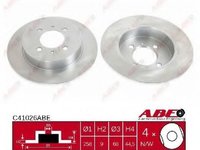 Disc frana NISSAN ALMERA I Hatchback (N15) (1995 - 2000) ABE C41026ABE piesa NOUA