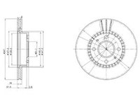 Disc frana NISSAN ALMERA I Hatchback N15 DELPHI BG3134