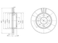 Disc frana NISSAN ALMERA I Hatchback N15 DELPHI BG3206