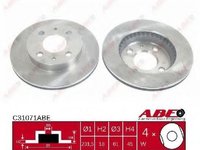 Disc frana NISSAN ALMERA I (N15) (1995 - 2000) ABE C31071ABE piesa NOUA