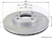 Disc frana NISSAN ALMERA I N15 COMLINE ADC0252V