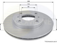 Disc frana NISSAN ALMERA II Hatchback (N16) (2000 - 2016) COMLINE ADC0219V piesa NOUA