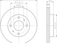 Disc frana NISSAN ALMERA Mk II (N16) - OEM - MEYLE ORIGINAL GERMANY: 36-155210014|36-15 521 0014 - W02386374 - LIVRARE DIN STOC in 24 ore!!!