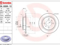 Disc frana NISSAN ALMERA   (N15) (1995 - 2000) BREMBO 08.6899.10