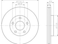 Disc frana NISSAN ALMERA TINO (V10) (2000 - 2016) Textar 92109403