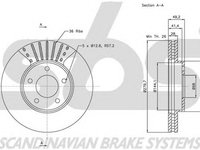 Disc frana NISSAN ALMERA TINO V10 sbs 1815312256