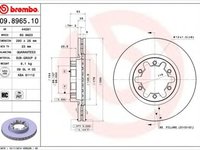 Disc frana NISSAN CABSTAR BREMBO 09896510