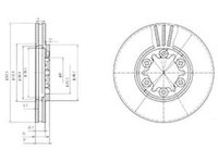 Disc frana NISSAN CABSTAR DELPHI BG3132