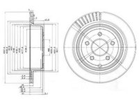 Disc frana NISSAN CABSTAR E DELPHI BG4041