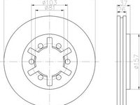 Disc frana NISSAN CARAVAN bus (E24), NISSAN NAVARA (D22), NISSAN CARAVAN caroserie (E24) - TEXTAR 92074700