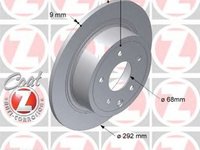 Disc frana NISSAN JUKE F15 ZIMMERMANN 200251920