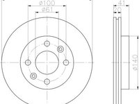 Disc frana NISSAN KUBISTAR (X76) - Cod intern: W20057461 - LIVRARE DIN STOC in 24 ore!!!