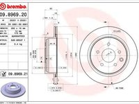 Disc frana NISSAN LEAF BREMBO 09896920