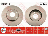 Disc frana Nissan MAXIMA Station Wagon 1997-2016 #3 0986479030