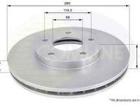 Disc frana NISSAN MAXIMA Station Wagon COMLINE ADC0260V