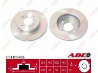 Disc frana NISSAN MICRA II (K11) (1992 - 2003) ABE C31105ABE piesa NOUA