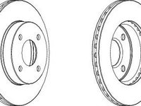 Disc frana NISSAN MICRA II (K11) (1992 - 2003) FERODO DDF1884