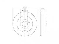 Disc frana Nissan MURANO (Z50) 2003-2016 #2 0986479606