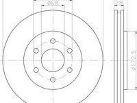 Disc frana NISSAN NAVARA D40 TEXTAR 92199600