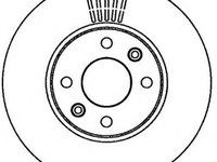 Disc frana NISSAN NOTE (E11) (2006 - 2020) JURID 562268JC