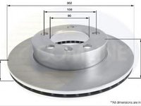 Disc frana NISSAN NV400 platou / sasiu (2011 - 2016) COMLINE ADC2701V