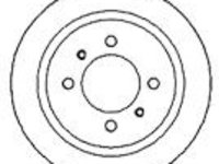 Disc frana NISSAN NX/NXR (B13), NISSAN SABRE III hatchback (N14), NISSAN PULSAR III hatchback (N14) - MAPCO 15510