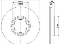 Disc frana NISSAN PATHFINDER II (R50) (1995 - 2004) TEXTAR 92109500 piesa NOUA